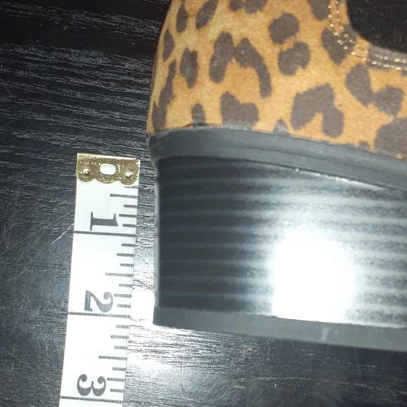 NWT A new day Brown Leopard Print Bootie Sz 9 1/2 - Picture 8 of 11